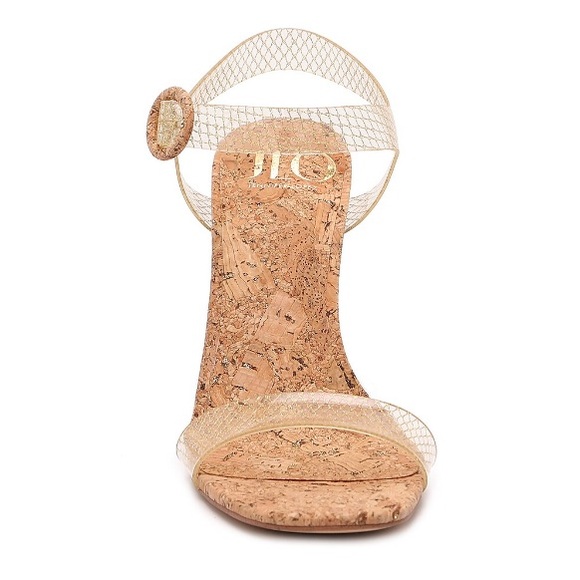 NEW Jennifer Lopez JLo ‘Frani’ Cork Heeled Sandal 7.5 - Picture 3 of 11